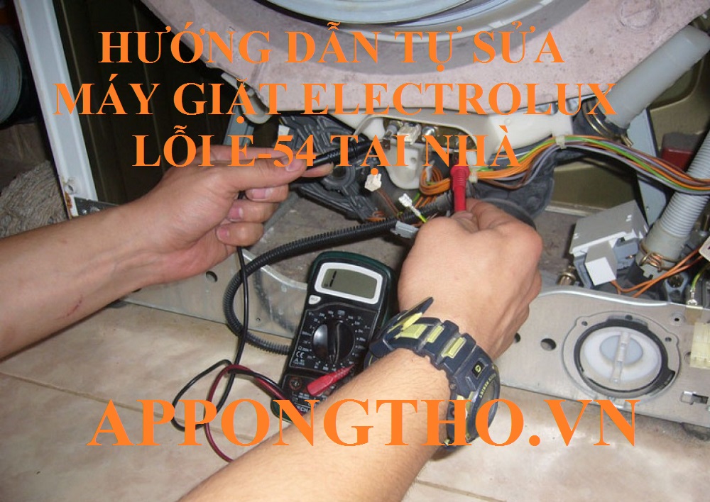 Nguy hiểm! Lỗi E-54 đe dọa tuổi thọ máy giặt Electrolux