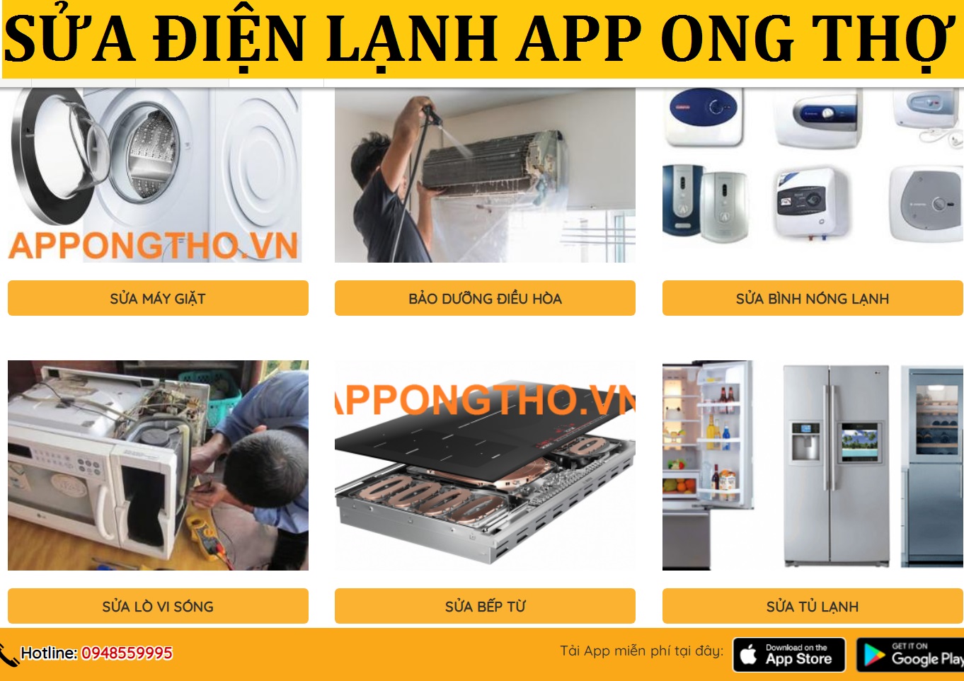 Sửa Tủ Lạnh Ở Hà Nội [15 Địa Chỉ Uy Tín, Giá Rẻ, Yên Tâm] APP ONG THỢ