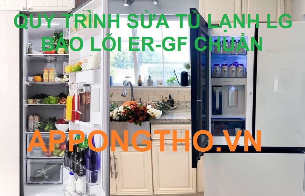 Quy trình sửa lỗi ER-GF trên tủ lạnh LG Side By Side là gì?