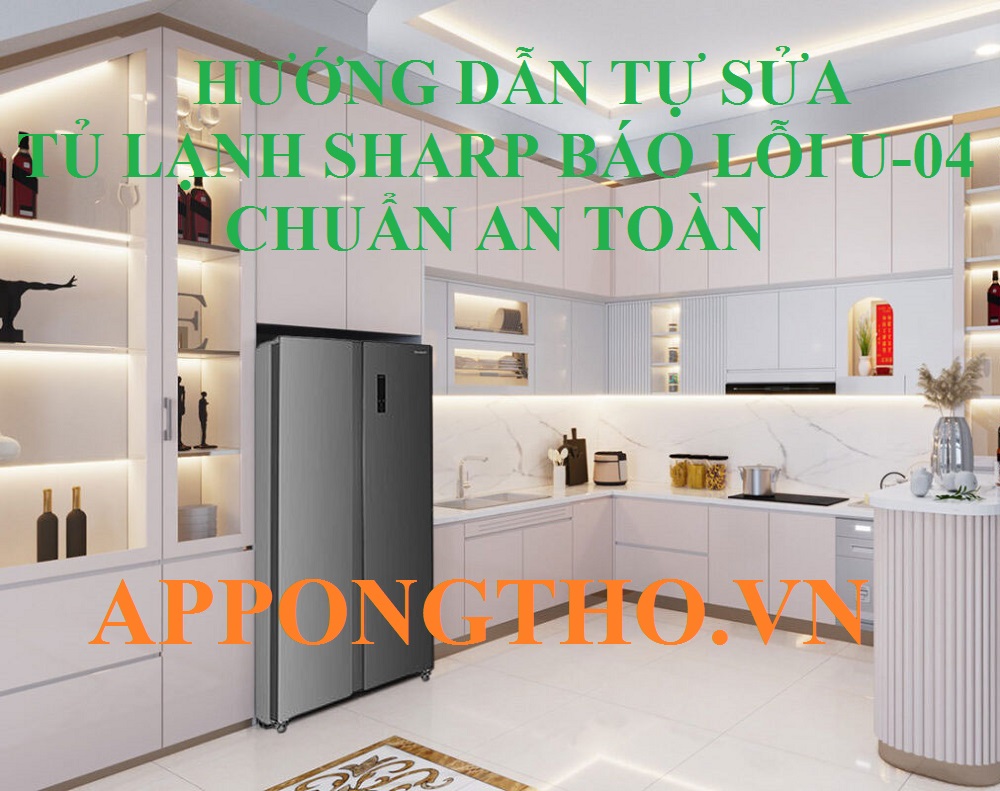 Chi phí sửa lỗi U04 tủ lạnh Sharp là bao nhiêu?